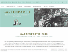 Tablet Screenshot of gartenpartie.de
